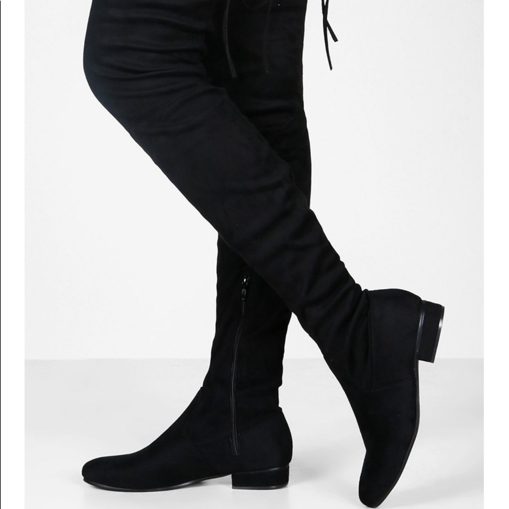 Boohoo Thigh High Boots